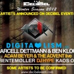 DECIBEL Eventi - electronic winter-spring season / Gennaio - Aprile 2012